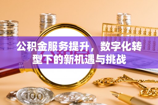 北林公积金服务提升，数字化转型下的新机遇与挑战